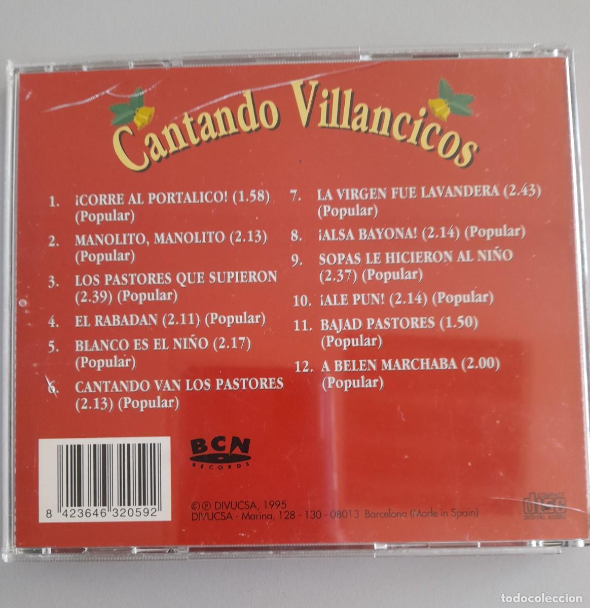 CDs de m&uacute;sica: CANTANDO VILLANCICOS - Foto 2