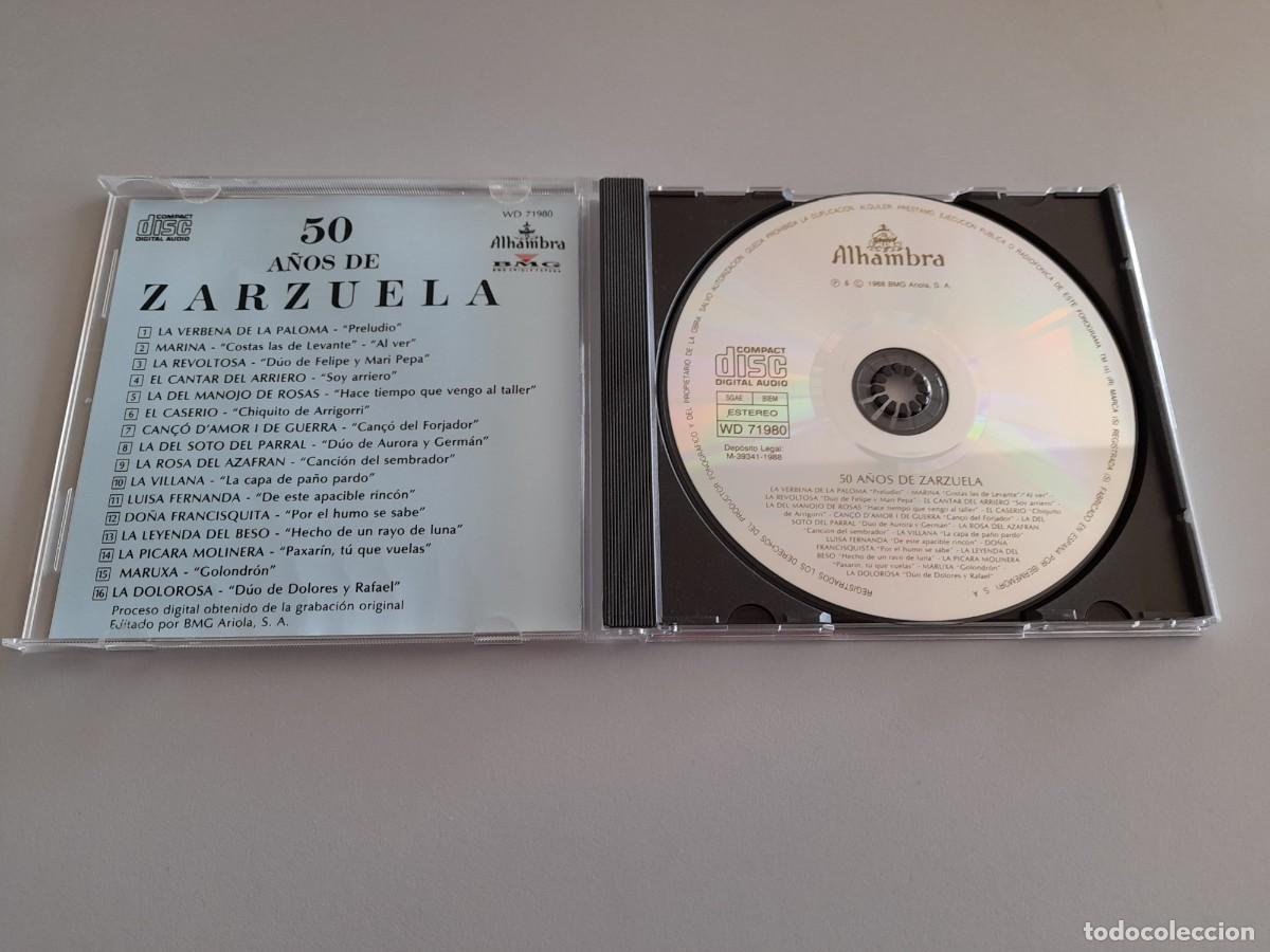 CDs de m&uacute;sica: 50 A&Ntilde;OS DE ZARZUELA - Foto 3