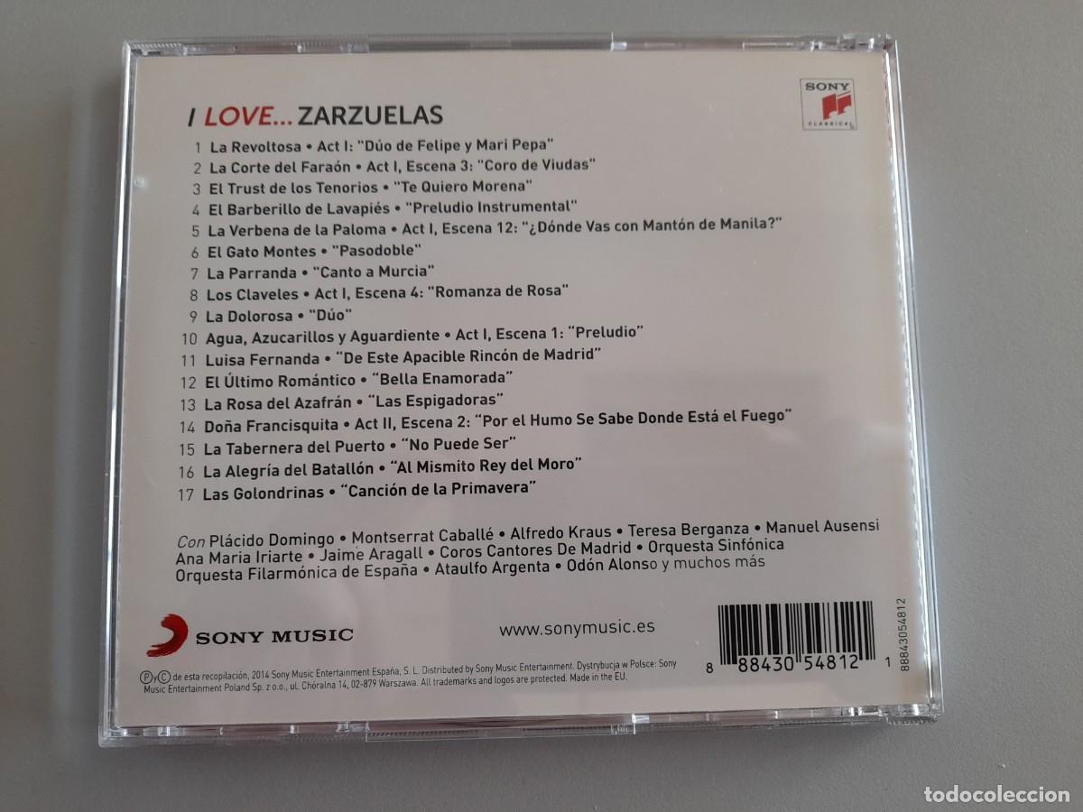CDs de m&uacute;sica: I LOVE... ZARZUELAS - Foto 2