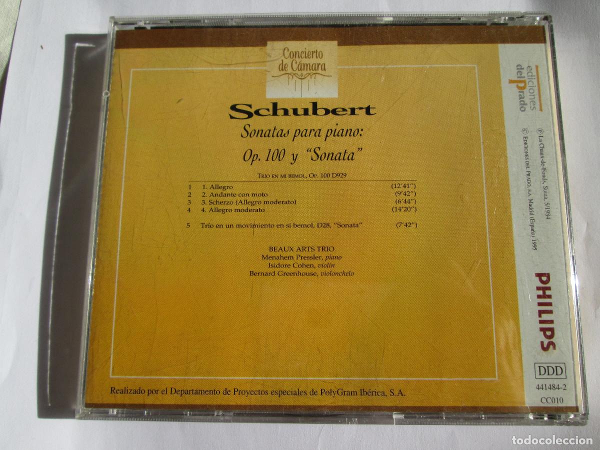 CDs de m&uacute;sica: SCHUBERT - CD - 1995 - 5 TEMAS - Foto 2