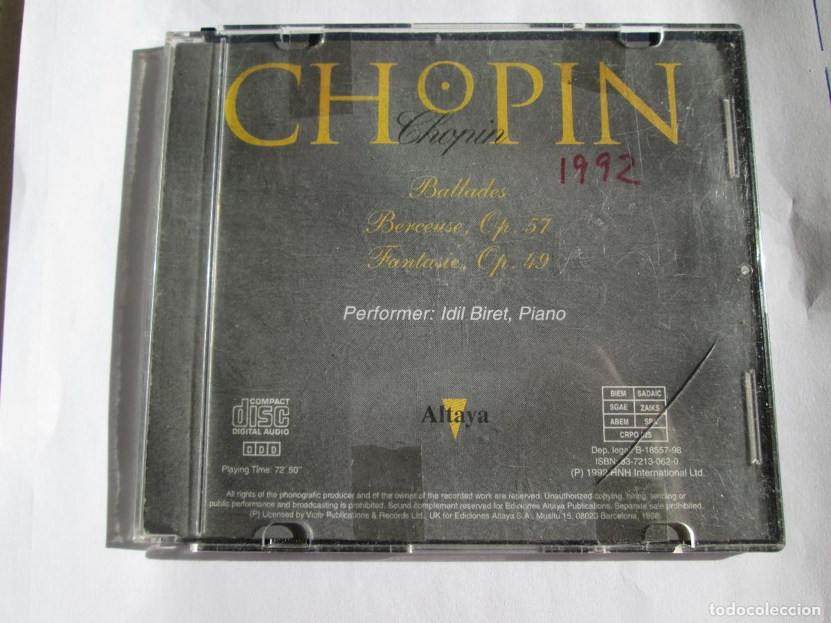 CDs de m&uacute;sica: CHOPIN - CD - 1992 - 3 TEMAS - Foto 1