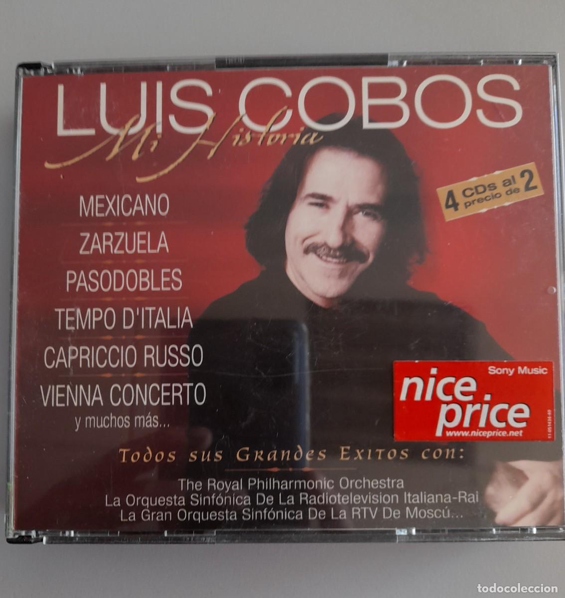 CDs de m&uacute;sica: LUIS COBOS - MI HISTORIA - 4 CD,S - Foto 1