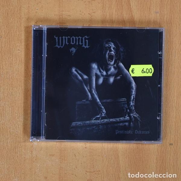 CDs de m&uacute;sica: WRONG - PESSIMISTIC OUTCOMES - CD - Foto 1