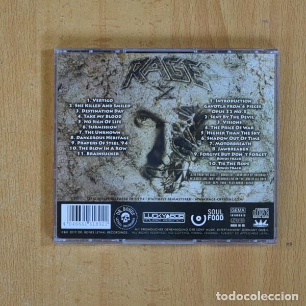 CDs de m&uacute;sica: RAGE - 10 YEARS IN RAGE - CD - Foto 2
