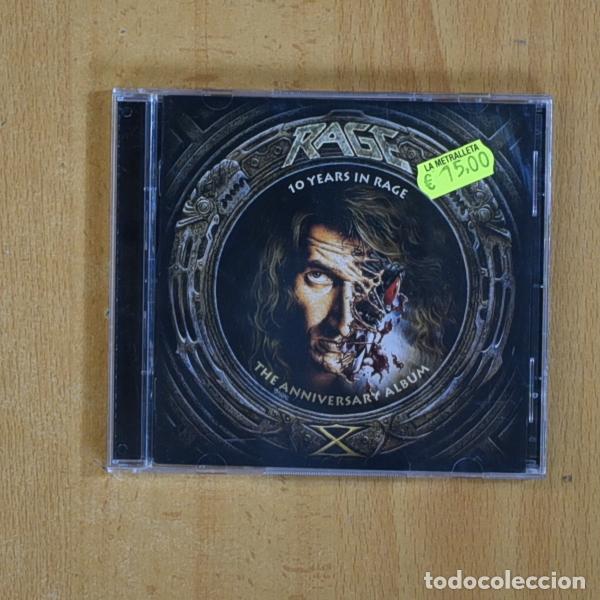 CDs de m&uacute;sica: RAGE - 10 YEARS IN RAGE - CD - Foto 1