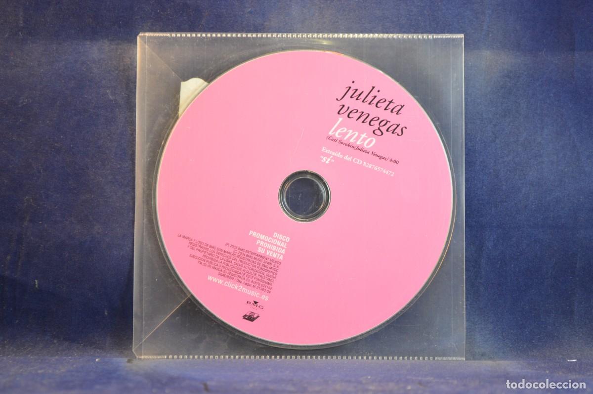 CDs de m&uacute;sica: JULIETA VENEGAS - LENTO - CD SINGLE PROMO - Foto 1