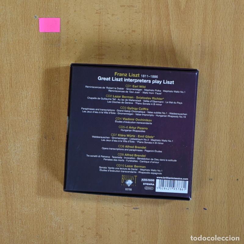 CDs de m&uacute;sica: LISZT - GREAT LISZT INTERPRETERS PLAY - 10 CD - Foto 2