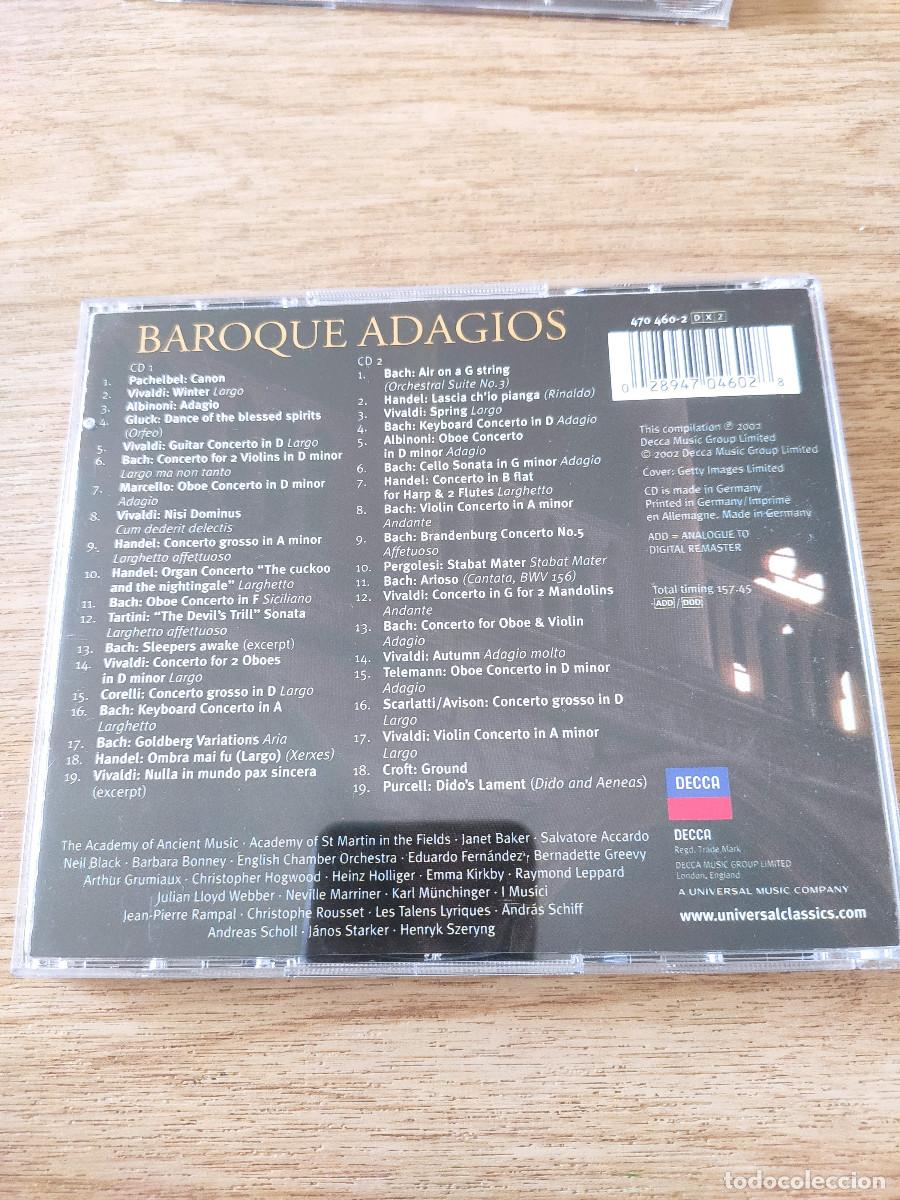 CDs de m&uacute;sica: BAROQUE ADAGIOS - Foto 2