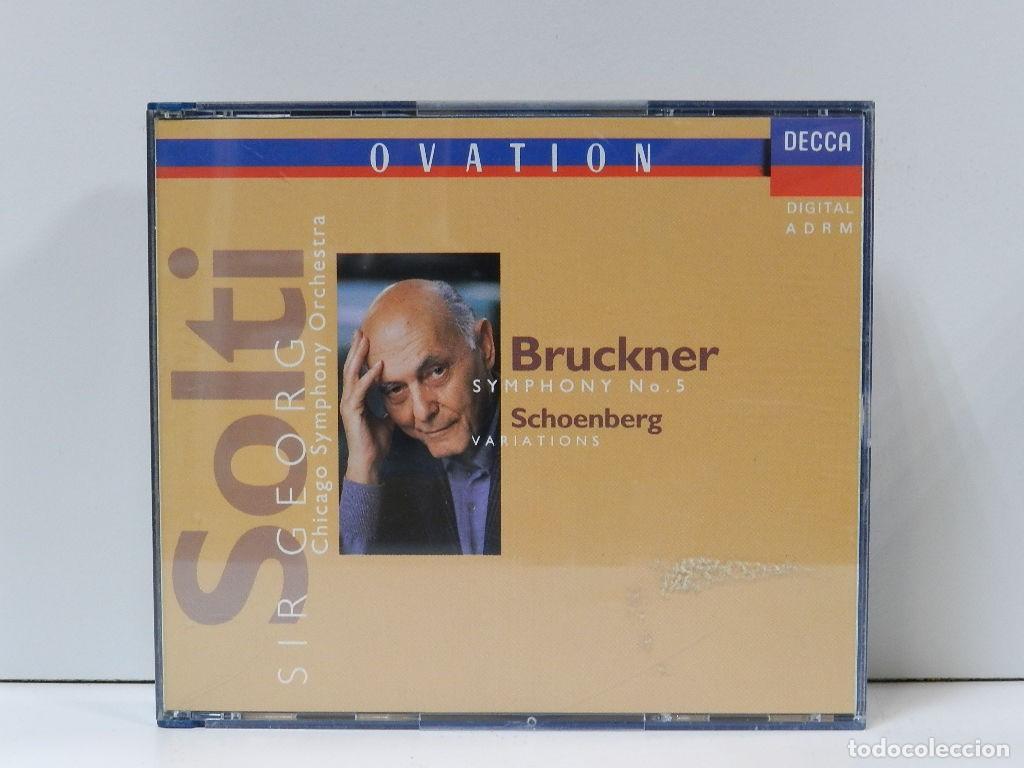 CDs de m&uacute;sica: DISCO 2 X CD. Georg Solti &ndash; Symphony No.5 / Variations. COMPACT DISC. - Foto 1