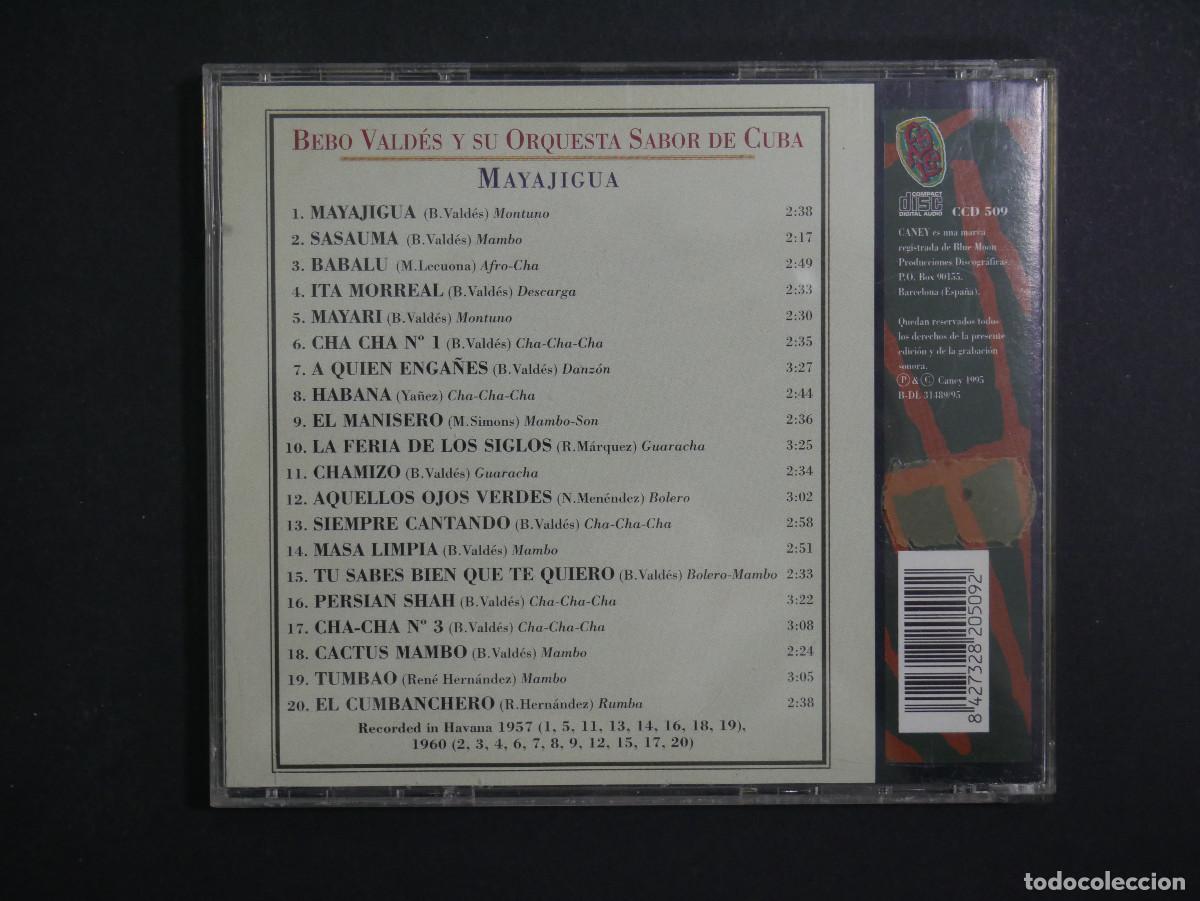 CDs de m&uacute;sica: BEBO VALDES CON SU ORQUESTA - SABOR DE CUBA - CD - Foto 3