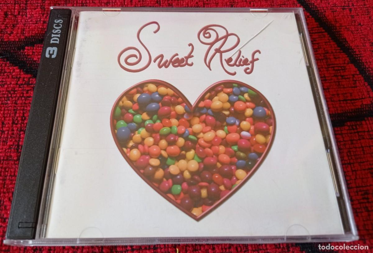 CDs de m&uacute;sica: SWEET RELIEF 2007 USA TRIPLE CD Maple Mars The Red Button Glowfriends Beezewax Rockfour
