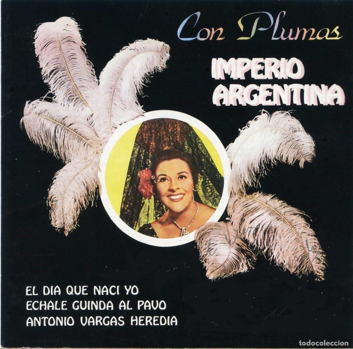 CDs de m&uacute;sica: IMPERIO ARGENTINA. CON PLUMAS. - Foto 1