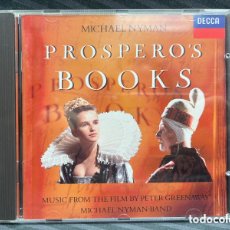 CDs de Música: MICHAEL NYMAN - MICHAEL NYMAN BAND - PROSPERO'S BOOKS (CD, ALBUM). Lote 378539309