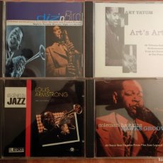 CDs de Música: LOTE CDS JAZZ 4CDS ART TATUM + CHARLIE PARKER / DIZZY GILLESPIE + COLEMAN HAWKINS + LOUIS ARMSTRONG