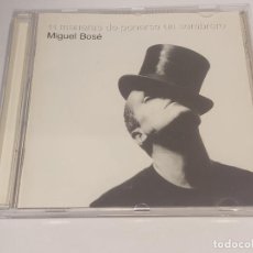 CDs de Música: MIGUEL BOSÉ / 11 MANERAS DE PONERSE UN SOMBRERO / CD-WEA-1998 / 11 TEMAS / IMPECABLE.. Lote 378577789