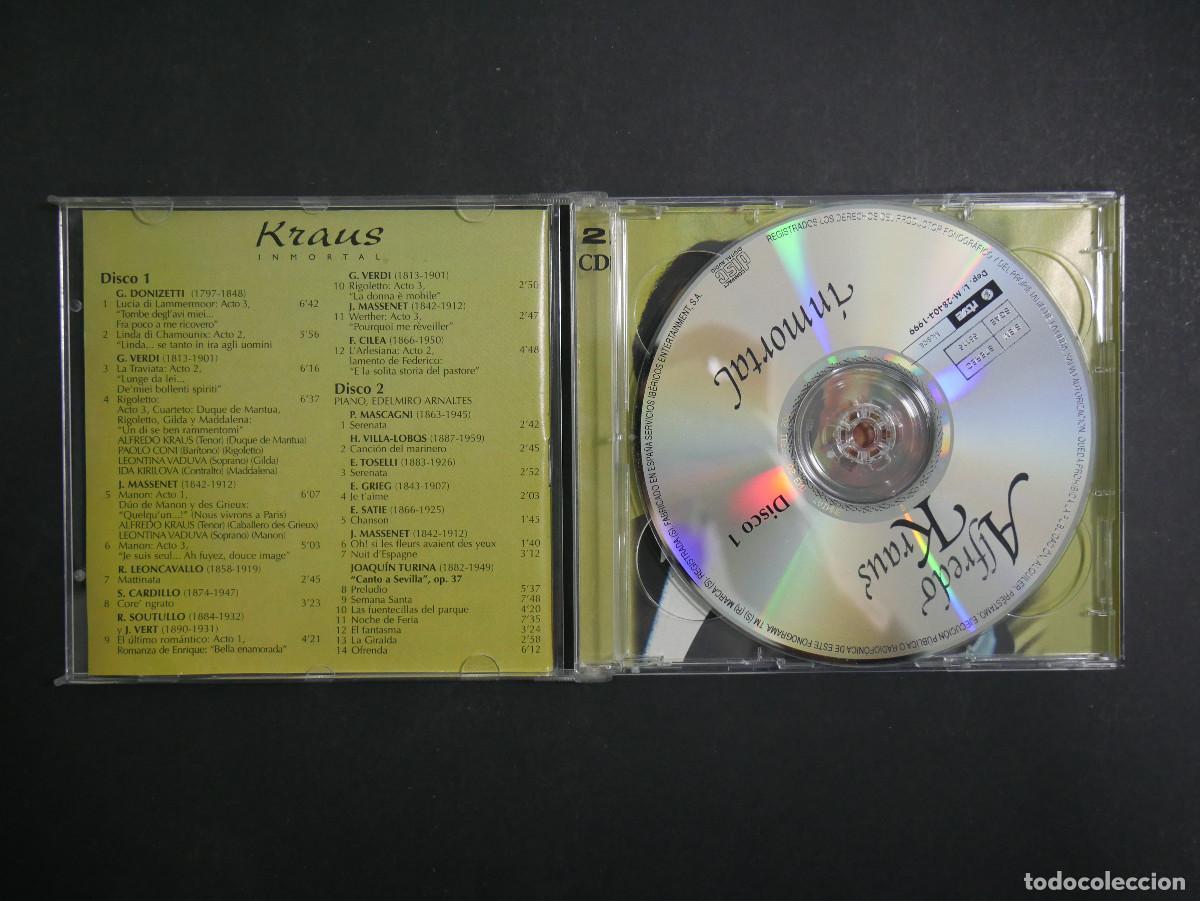 CDs de m&uacute;sica: KRAUS INMORTAL 2 CDs - Foto 2