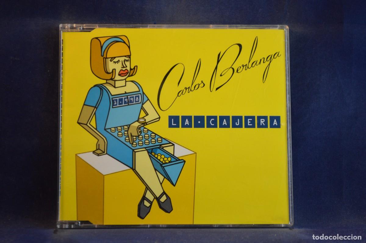 CDs de m&uacute;sica: CARLOS BERLANGA &ndash; LA CAJERA - CD SINGLE - Foto 1