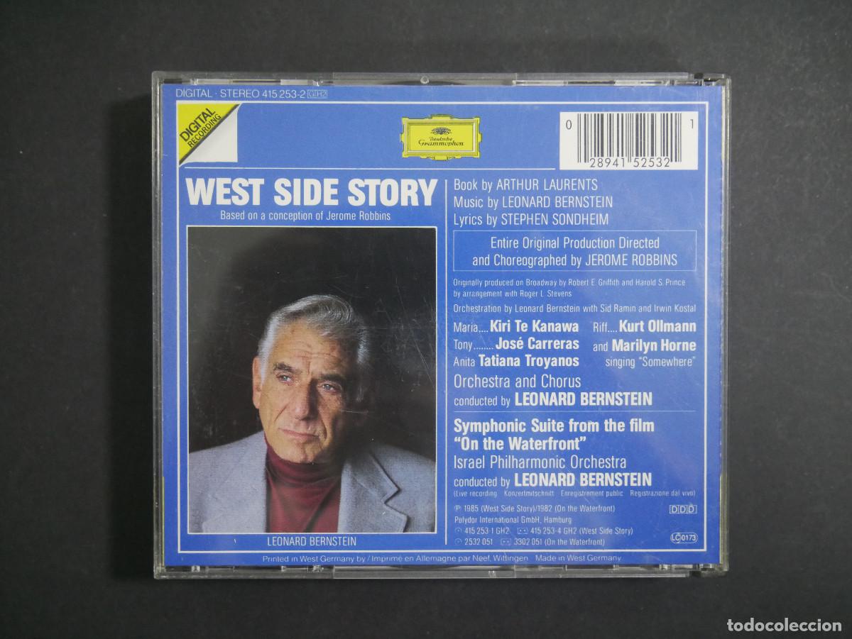 CDs de m&uacute;sica: LEONARD BERNSTEIN - WEST SIDE STORY - 2 CD - Foto 2