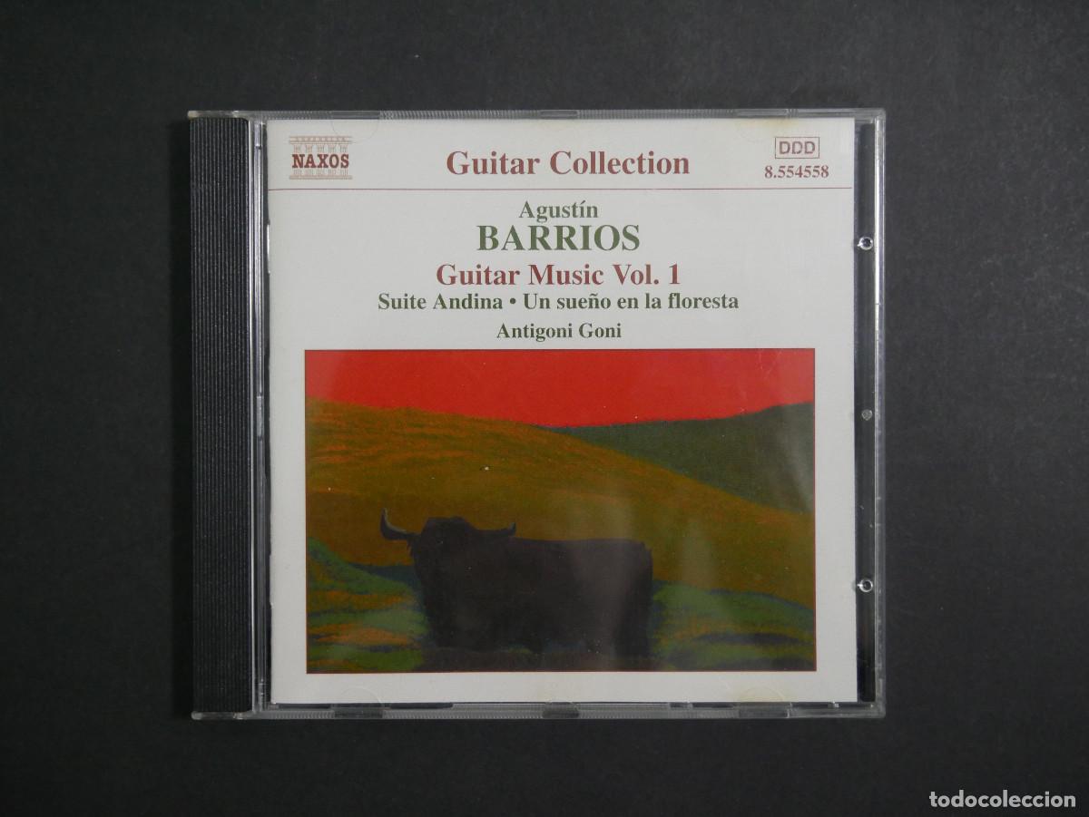 Music CDs: CD Agust&iacute;n Barrios - Guitar Music Vol 1 - Antigoni Goni - Naxos