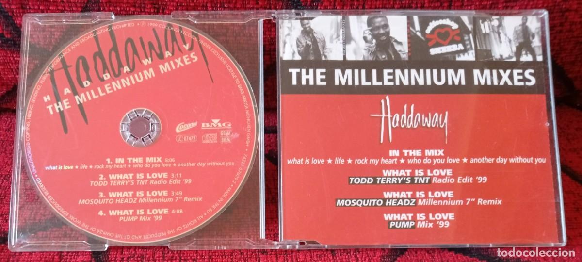 CDs de m&uacute;sica: HADDAWAY MILLENIUM MIXES MAXI SINGLE CD 1999 - Foto 1
