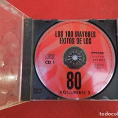 CDs de Música: LOS 100 MAYORES EXITOS DE LOS 80 - VOLUMEN 3 CD 1.. Lote 378999574