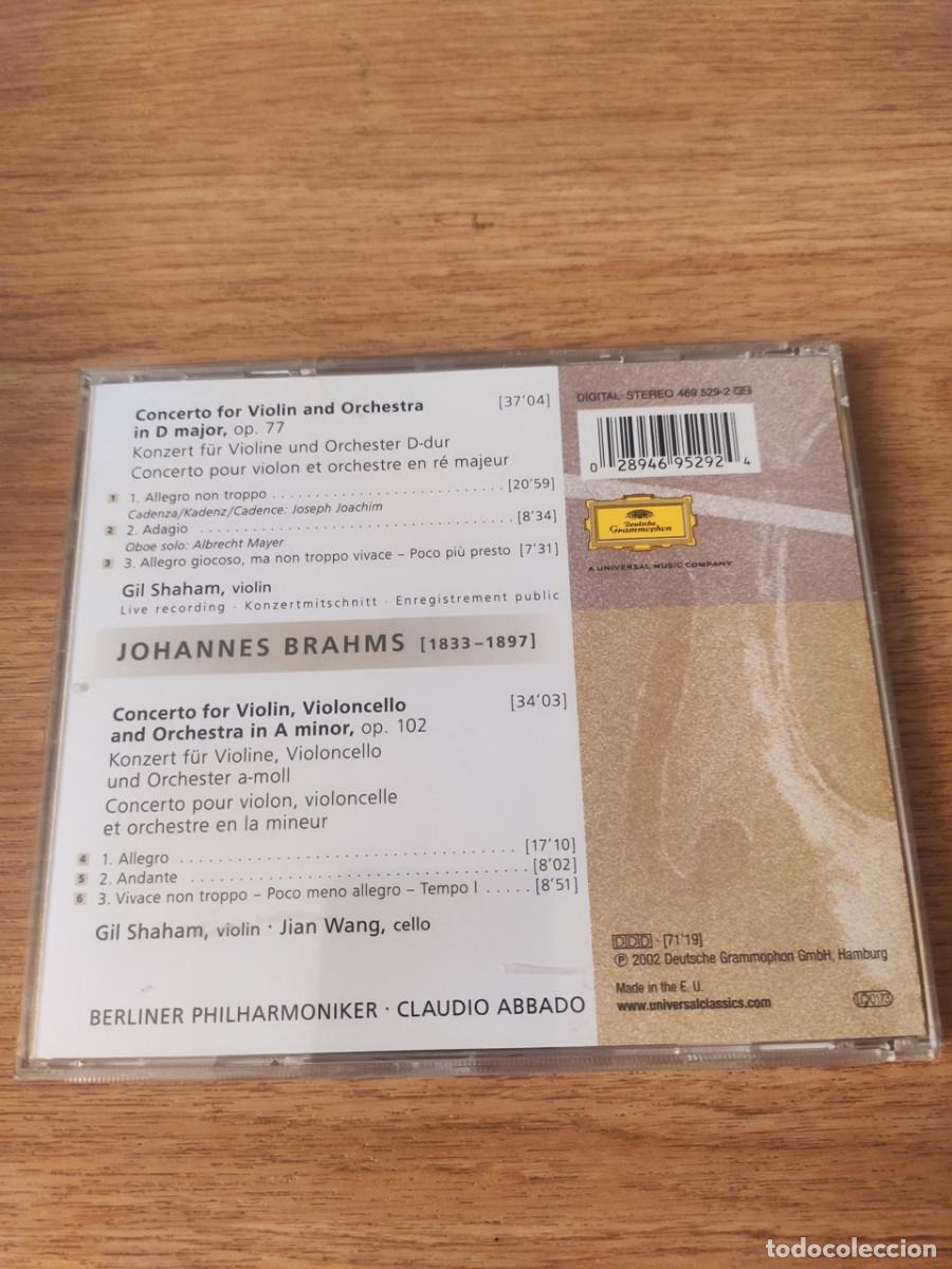 CDs de m&uacute;sica: Brahms | Violin Concerto | Double Concerto - Foto 2
