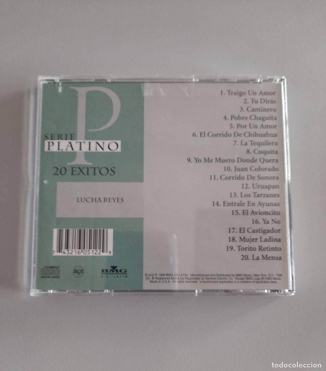 CDs de m&uacute;sica: LUCHA REYES, 20 EXITOS, SERIE PLATINO - Foto 2