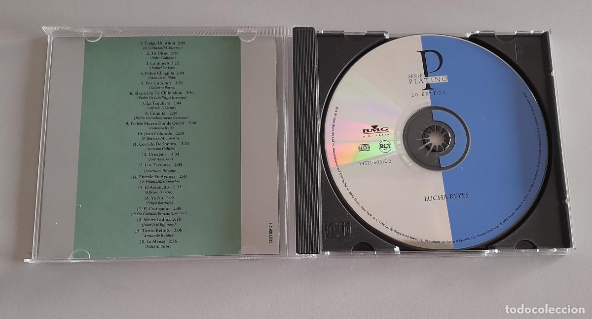 CDs de m&uacute;sica: LUCHA REYES, 20 EXITOS, SERIE PLATINO - Foto 3