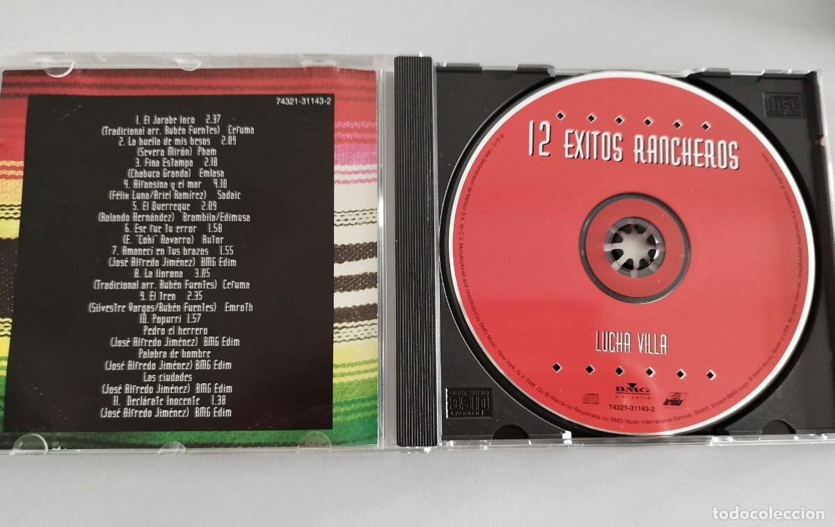 CDs de m&uacute;sica: LUCHA VILLA, 12 EXITOS RANCHERAS - Foto 4