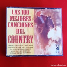 CDs de Música: CDS(4)-LAS 100 MEJORES CANCIONES DEL COUNTRY-BUEN ESTADO-COLECCIONISTAS. Lote 379348949
