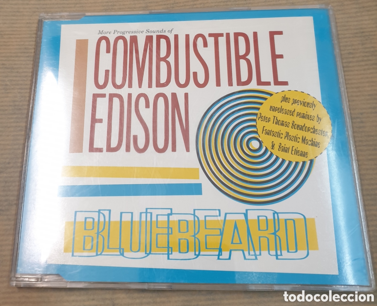 CDs de m&uacute;sica: Combustible Edison - bluebeard. Cd single - Foto 1