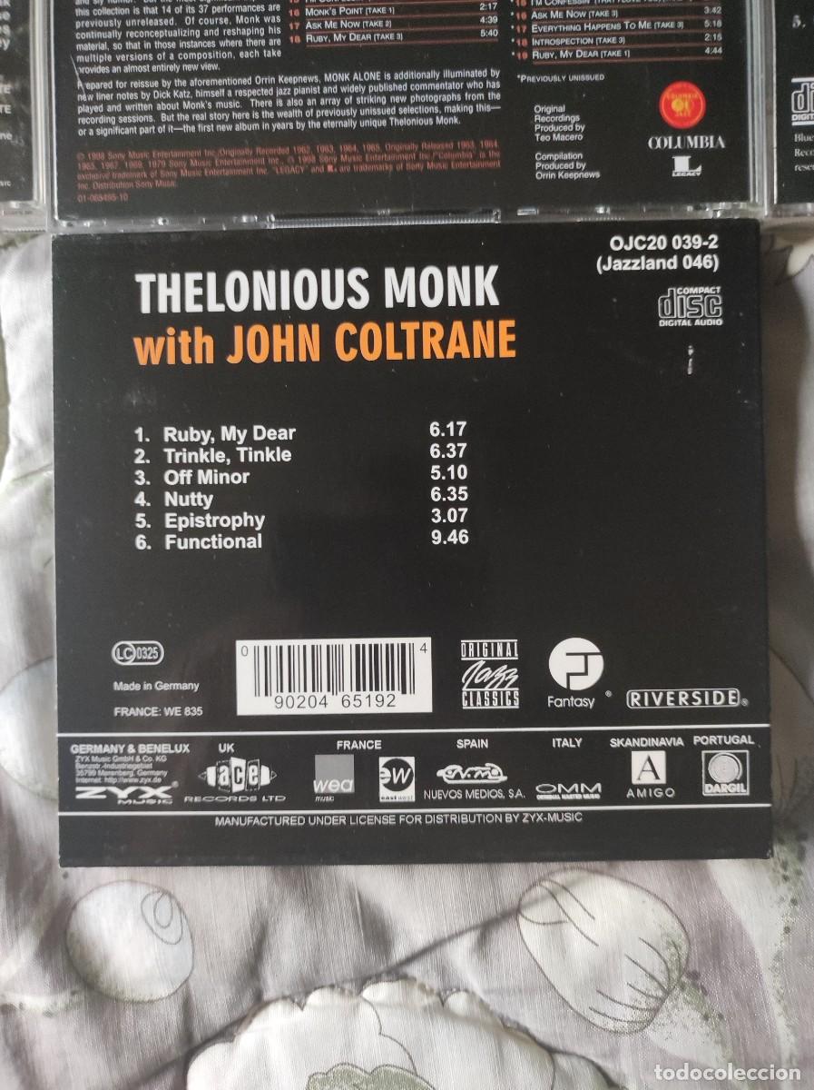 CDs de m&uacute;sica: Lote Thelonious Monk - 11cds - Foto 7