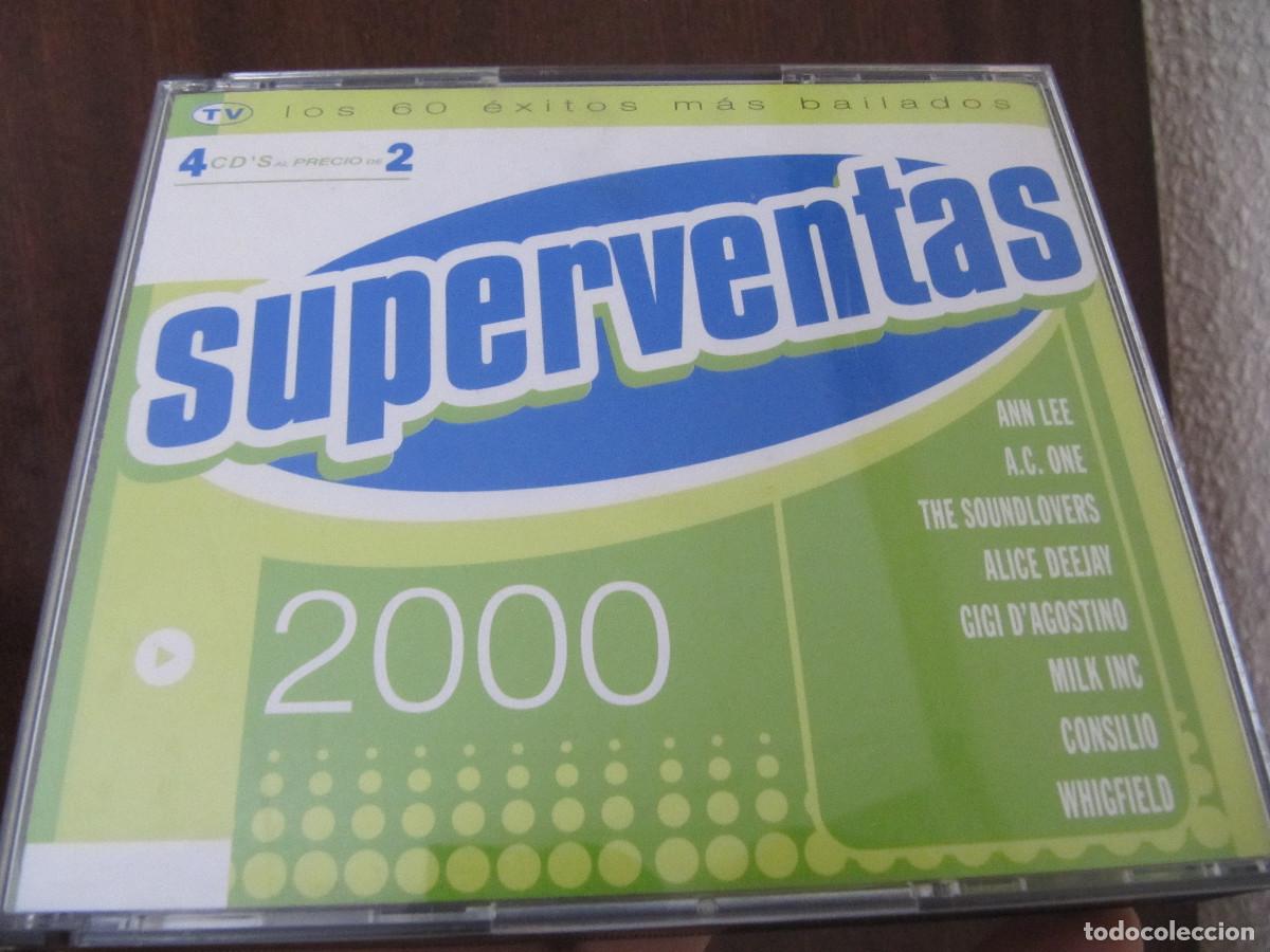 CDs de m&uacute;sica: SUPERVENTAS 2000 LOS 60 &Eacute;XITOS M&Aacute;S BAILADOS ( 4 CD&acute;S) - Foto 1