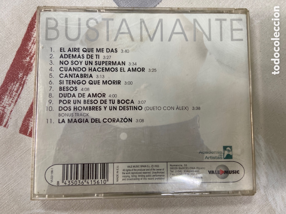 CDs de m&uacute;sica: CD BUSTAMANTE - Foto 3