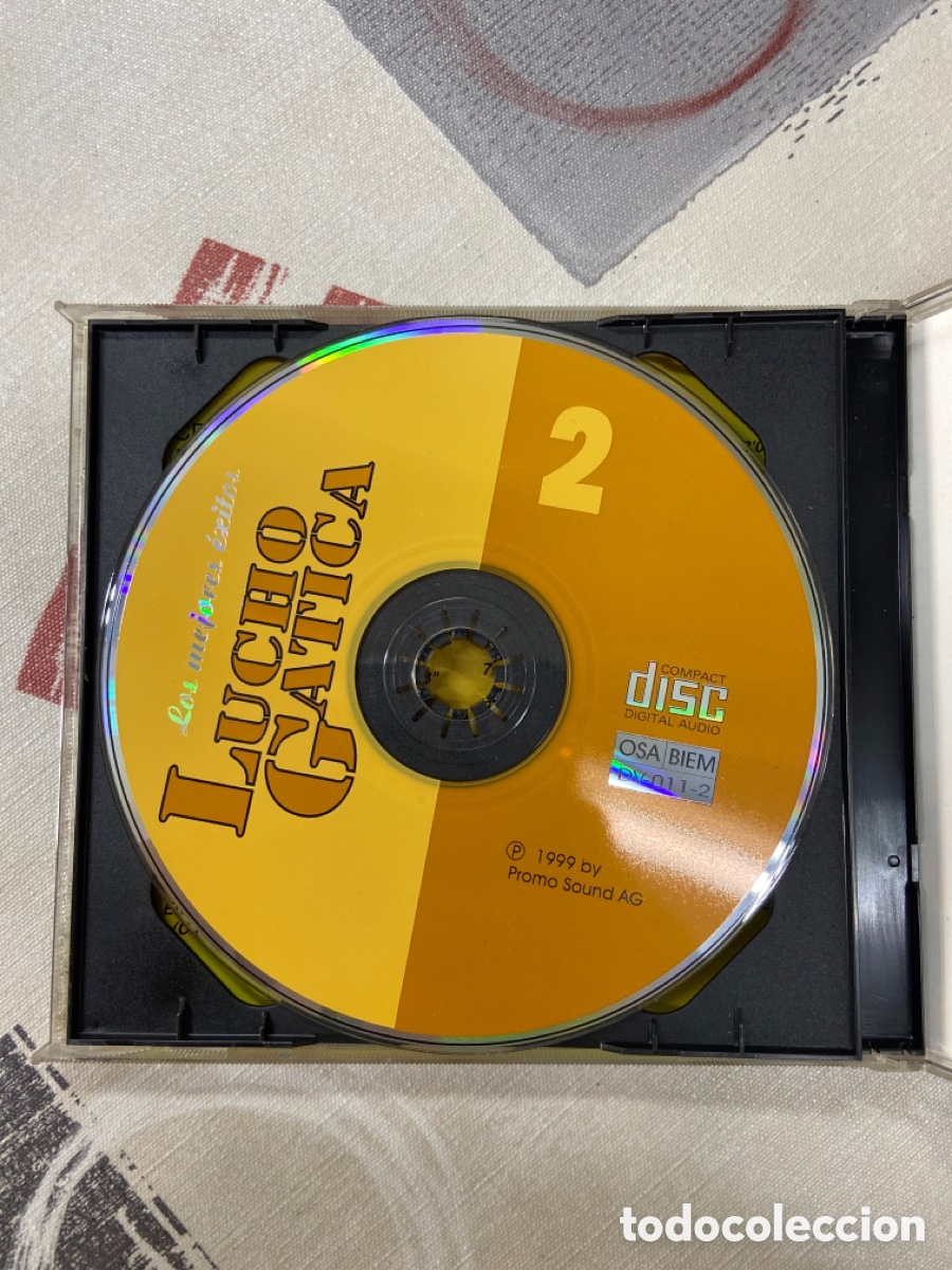 CDs de m&uacute;sica: CD LUCHO GATICA - LOS MEJORES EXITOS - Foto 3