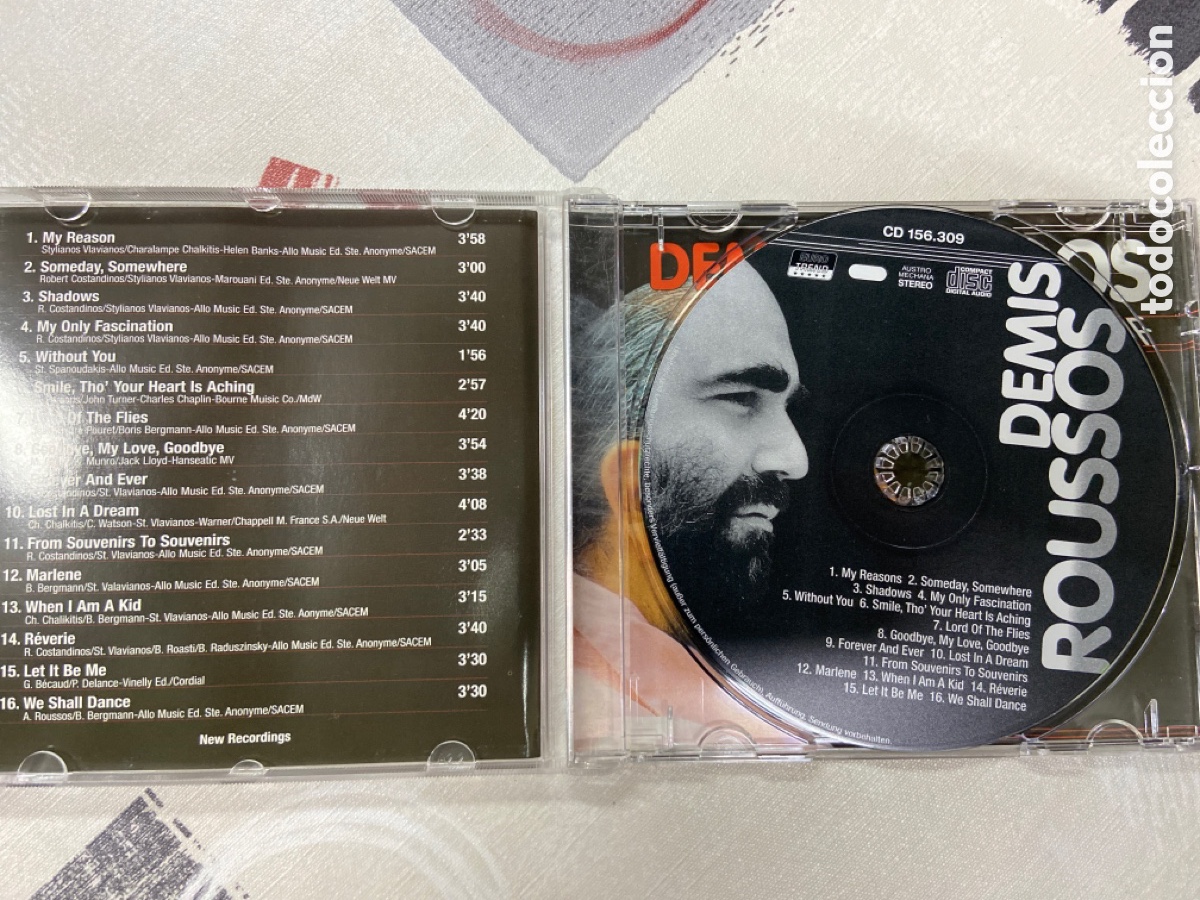 CDs de m&uacute;sica: CD DEMIS ROUSSOS BEST OF - Foto 2