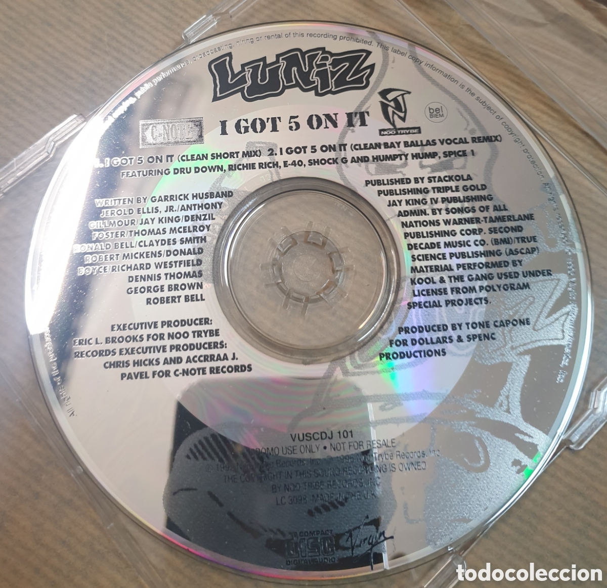 CDs de m&uacute;sica: Luniz - I got 5 on it . Cd single - Foto 1