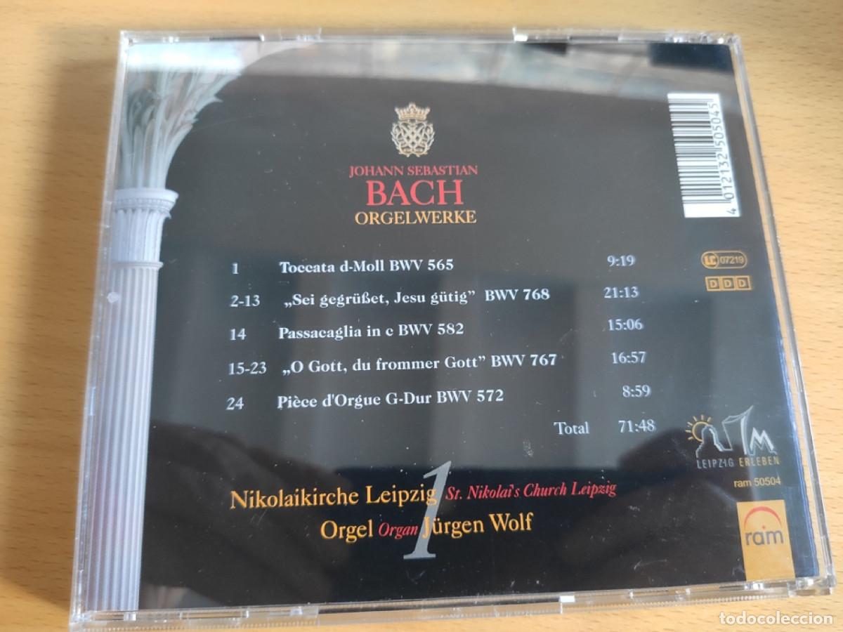 CDs de m&uacute;sica: BACH J&Uuml;RGES WOLF Orgelwerke - Foto 2