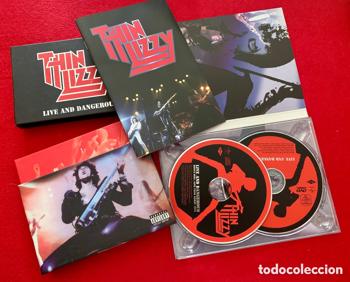CDs de m&uacute;sica: Thin Lizzy - Box Set Live and Dangerous - Foto 3