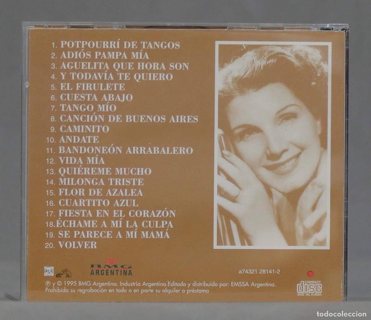 CDs de m&uacute;sica: CD. Libertad Lamarque. Serie 20 Exitos - Foto 2