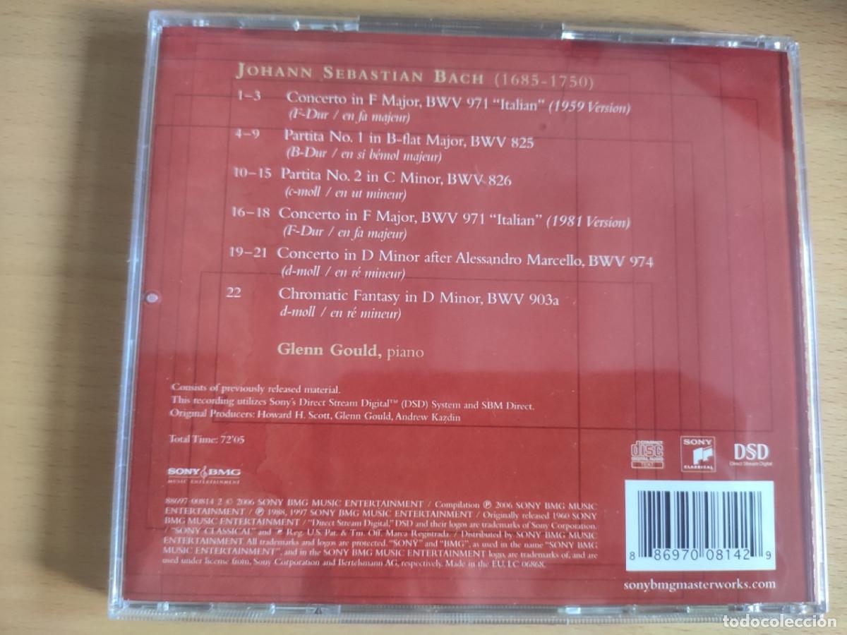 CDs de m&uacute;sica: BACH GREAT PERFORMANCES GLENN GOULD - Foto 2
