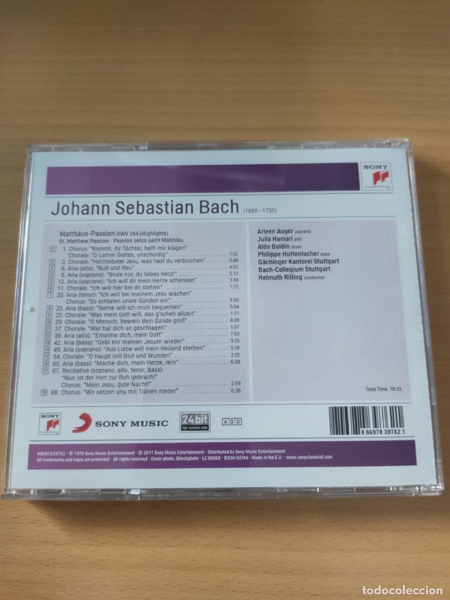 CDs de m&uacute;sica: BACH St. Matthew Passion (Highlights) - Foto 2