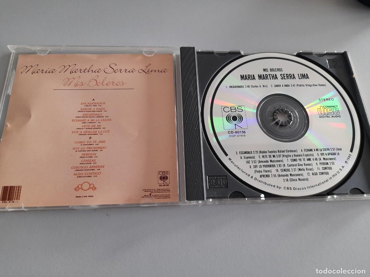 CDs de m&uacute;sica: MARIA MARTHA SERRA LIMA, MIS BOLEROS -CD - Foto 3