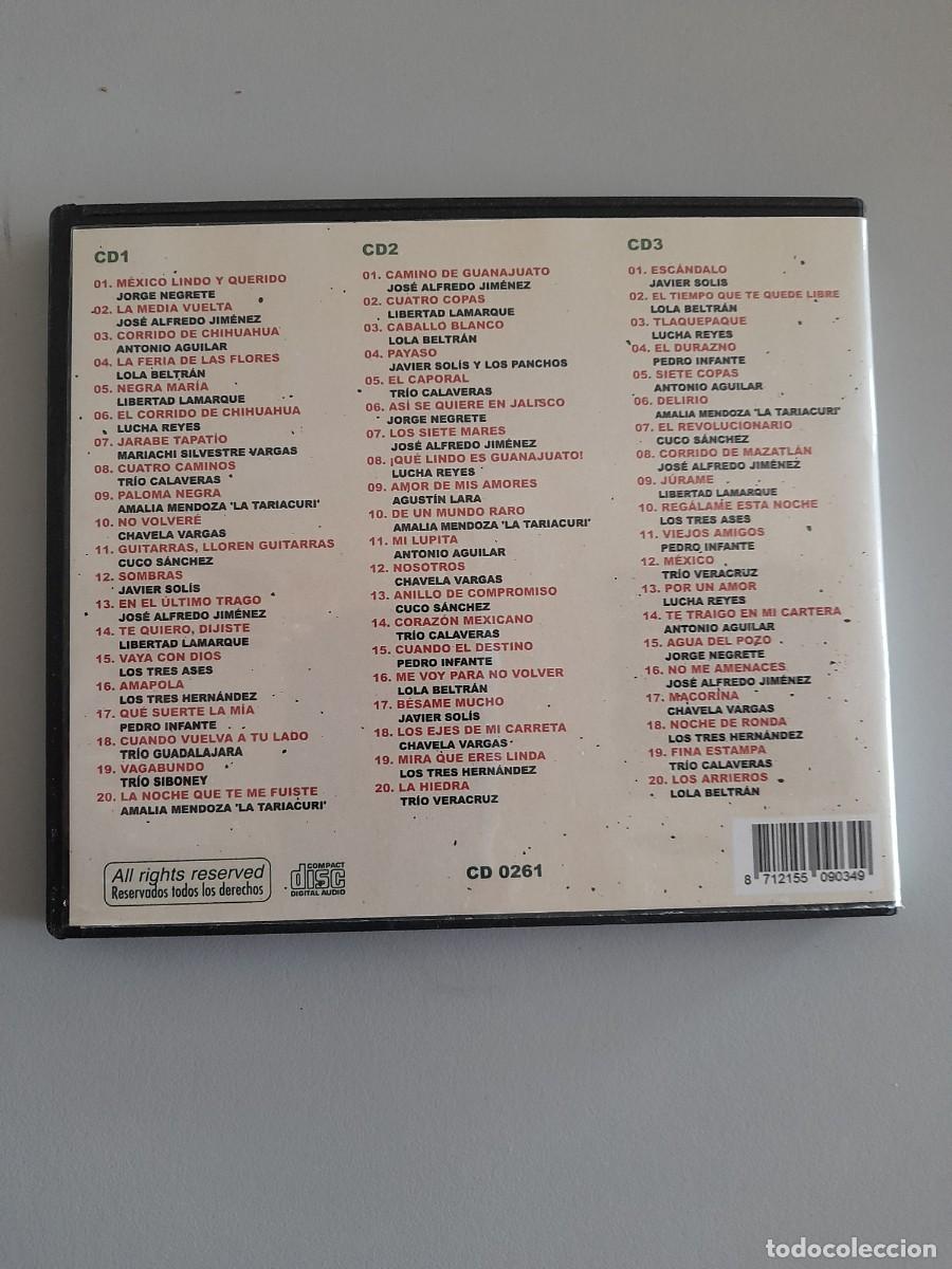 CDs de m&uacute;sica: MARIACHI LINDO Y QUERIDO - 3 CD,S - Foto 2