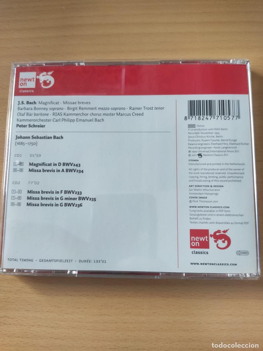 CDs de m&uacute;sica: Bach Magnificat Peter Schreier - Foto 2