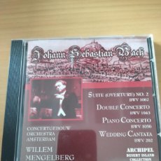 CDs de Música: BACH CONCERTGEBOUW ORCHESTRA AMSTERDAM WILLEM MENGELBERG. Lote 380191989