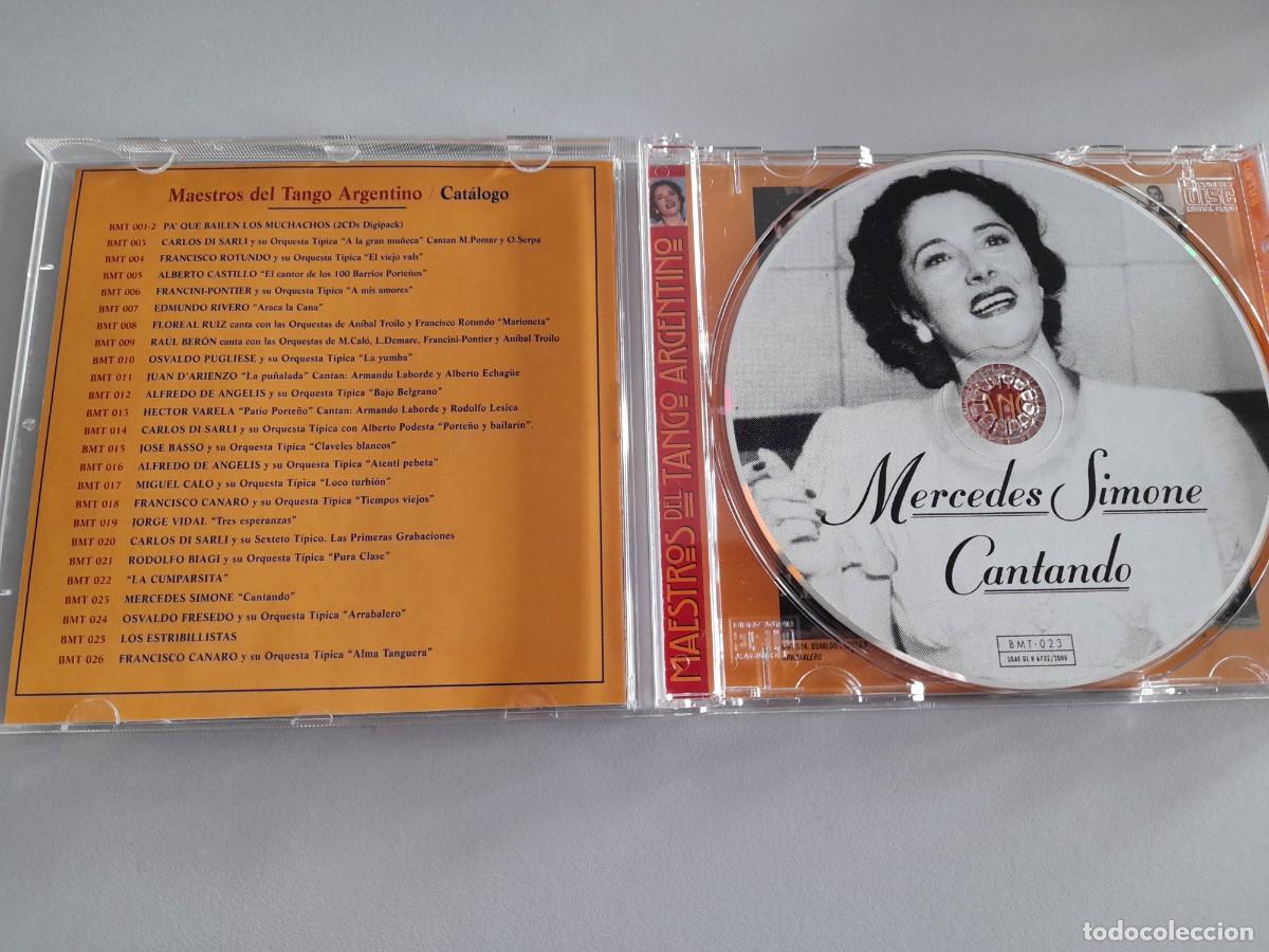 CDs de m&uacute;sica: MERCEDES SIMONE CANTANDO - CD - Foto 3