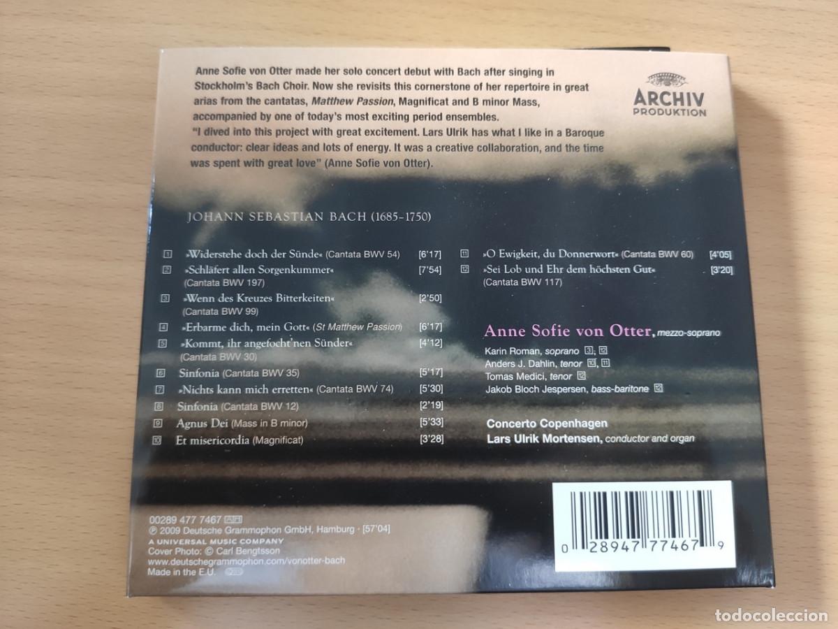 CDs de m&uacute;sica: BACH Anne Sofie von Otter - Foto 2
