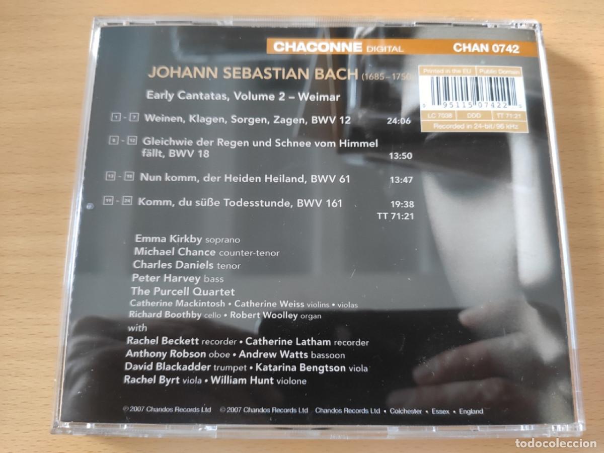 CDs de m&uacute;sica: BACH WEIMAR CANTATAS THE PURCELL QUARTET - Foto 2