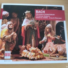 CDs de Música: BACH WEIHNACHTSORATORIUM CHRISTMAS ORATORIO ARIEN & CHORE • ARIAS & CHORUSES. Lote 380234574